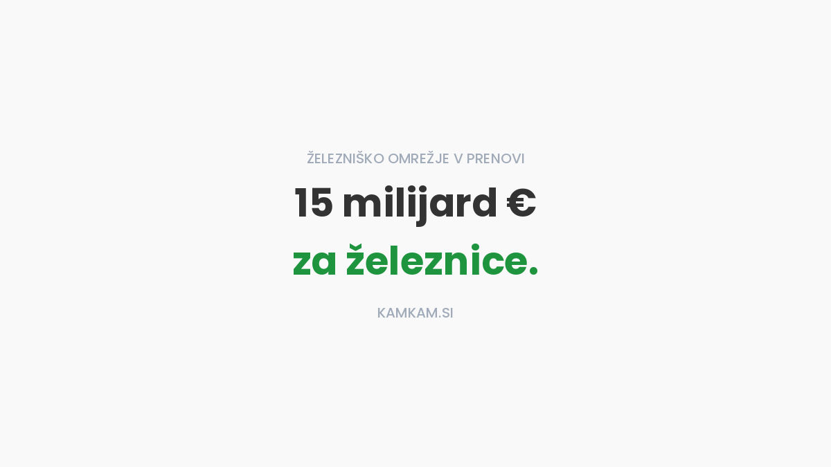 Zakaj vlak trenutno ne zagotavlja zanesljivosti in kaj prinašajo obsežne naložbe